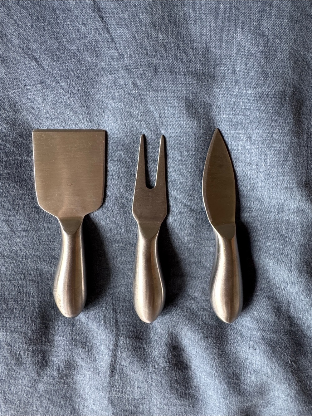 3-Piece Stainless Steel Cheese Knife Set